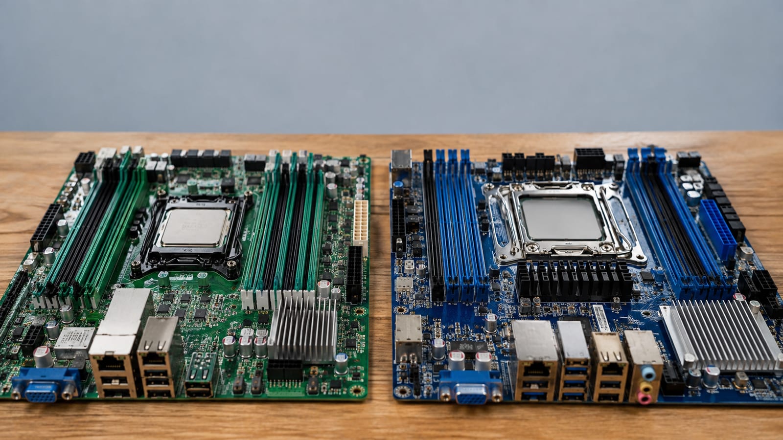 Contrasting server motherboards and processors representing CO-RE portability across Linux kernels