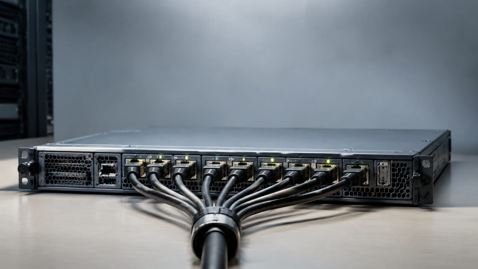 Server network interfaces converging into one transparent logical bridge connection