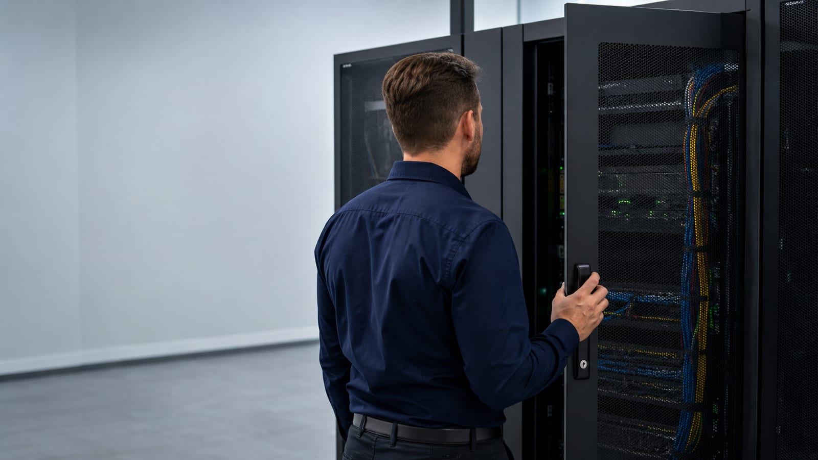 Linux server access troubleshooting with separated user sessions and secured hardware connections