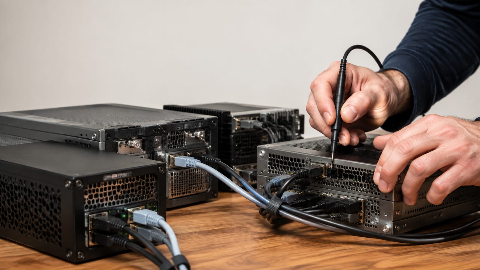Technician tracing isolated Linux workloads across servers using eBPF system call instrumentation